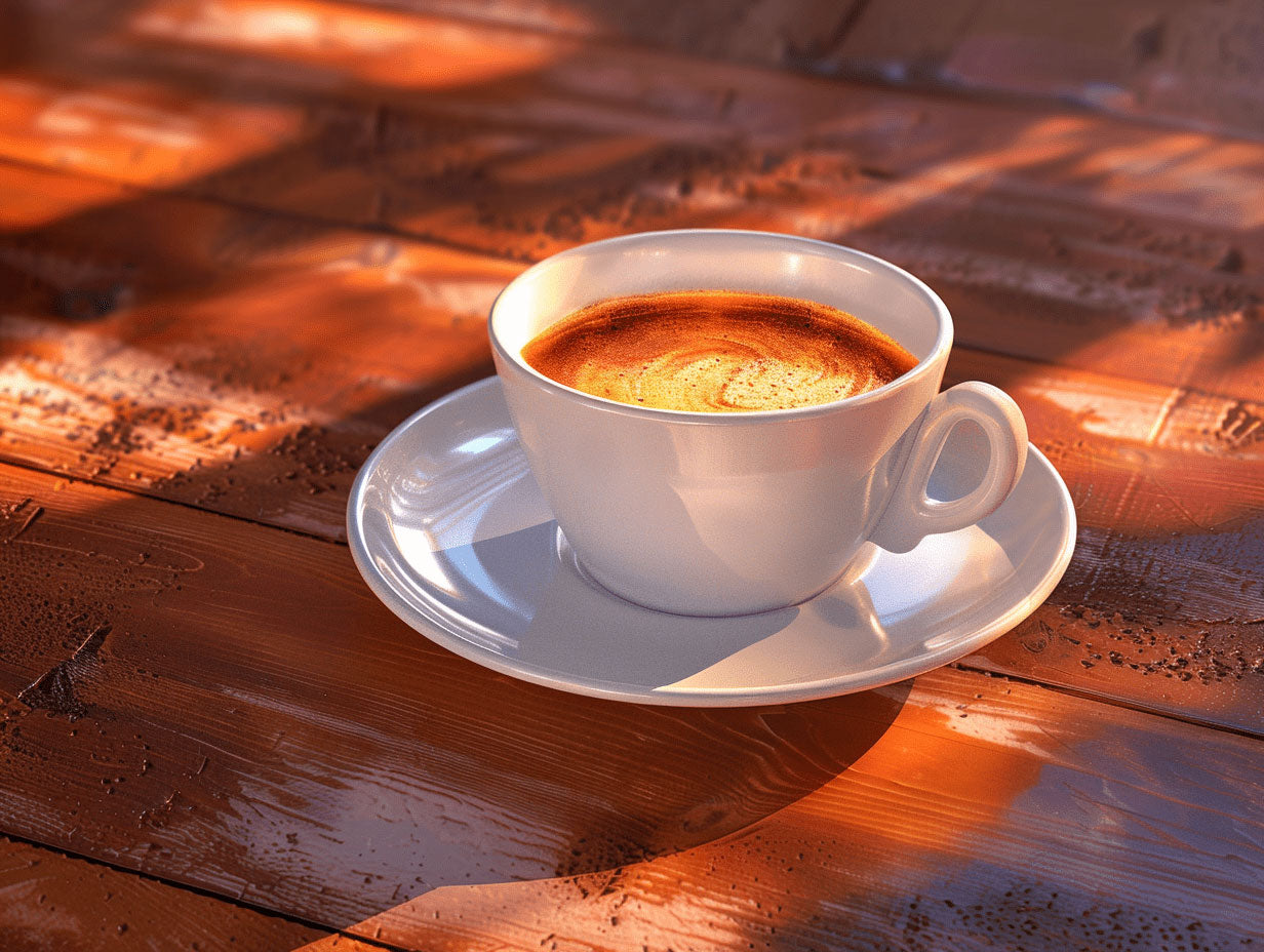 A cup of Cubano Coffee on a Table in Cuba